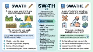 swath or swathe